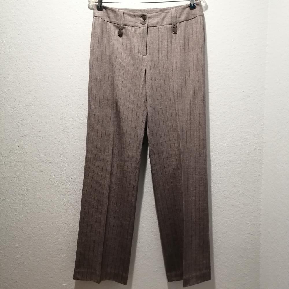 NWOT Atelier Gray Pinstripe Pants/Trousers - Size 6